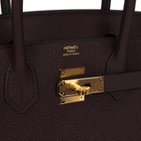 Hermes Birkin 30 Rouge Sellier Togo Gold Hardware