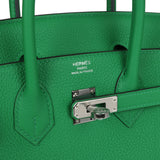 Hermes Birkin 25 Bambou Togo Palladium Hardware