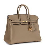 Hermes Birkin 25 Beige Marfa Togo Gold Hardware