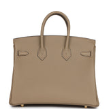 Hermes Birkin 25 Beige Marfa Togo Gold Hardware