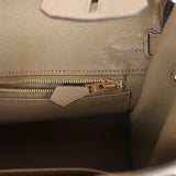 Hermes Birkin 25 Beige Marfa Togo Gold Hardware