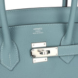 Hermes Birkin 35 Ciel Togo Palladium Hardware