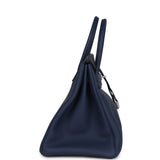 Hermes Birkin 35 Bleu Navy Togo Palladium Hardware