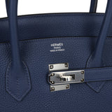 Hermes Birkin 35 Bleu Navy Togo Palladium Hardware