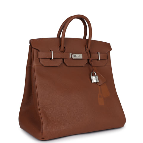 Hermes Coup De Soleil Birkin HAC 40 Gold Togo Palladium Hardware