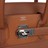 Hermes Coup De Soleil Birkin HAC 40 Gold Togo Palladium Hardware