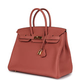 Hermes Birkin 35 Rosy Togo Gold Hardware