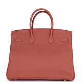 Hermes Birkin 35 Rosy Togo Gold Hardware