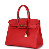 Hermes Birkin 30 Rouge Tomate Epsom Gold Hardware