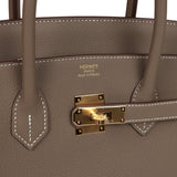 Hermes Birkin 35 Etoupe Togo Gold Hardware