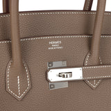 Hermes Birkin 35 Etoupe Togo Palladium Hardware