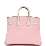 Hermes Special Order (HSS) Birkin 25 Rose Sakura and Nata Swift Permabrass Hardware