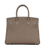 Hermes Birkin 30 Etoupe Epsom Palladium Hardware