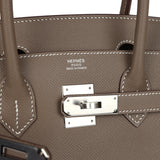 Hermes Birkin 30 Etoupe Epsom Palladium Hardware