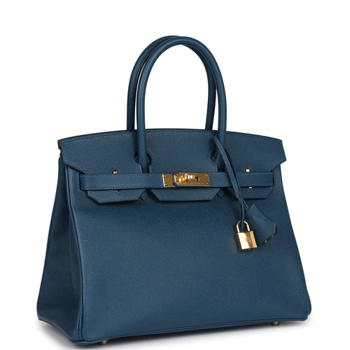 Hermes Birkin 30 Colvert Epsom Gold Hardware