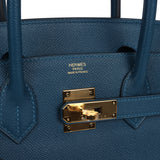 Hermes Birkin 30 Colvert Epsom Gold Hardware