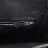 Hermes Limited Edition Birkin Rock 25 Black Volupto Palladium Hardware