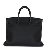 Pre-owned Hermes Birkin 40 Black Togo Gold Hardware