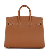 Hermes Birkin Sellier 25 Gold Epsom Gold Hardware