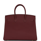 Hermes Birkin 35 Rouge H Togo Gold Hardware