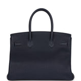 Hermes Birkin 30 Bleu Nuit Togo Rose Gold Hardware