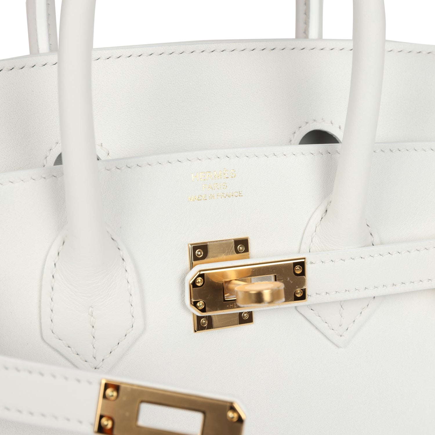Hermès Birkin 25 retourne swift Leather Orange gold hardware