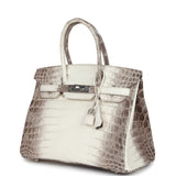 Hermes Birkin 30 Himalaya Niloticus Crocodile Palladium Hardware