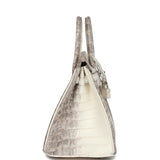 Hermes Birkin 25 Himalaya Niloticus Crocodile Palladium Hardware