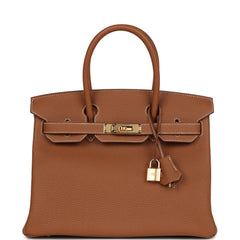 Hermes Birkin 30 Gold Togo Gold Hardware