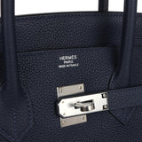 Hermes Birkin 35 Bleu Nuit Togo Palladium Hardware