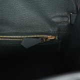 Hermes Birkin 25 Vert Fonce Togo Gold Hardware