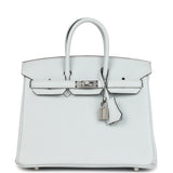 Hermes Birkin 25 Gris Platine Togo Palladium Hardware