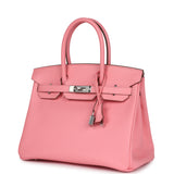 Hermes Birkin 30 Rose Confetti Epsom Palladium Hardware