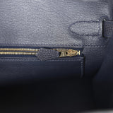 Hermes Birkin 30 Bleu Nuit Togo Rose Gold Hardware - Thumbnail View 9