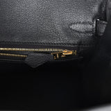 Hermes Birkin 25 Black Togo Gold Hardware