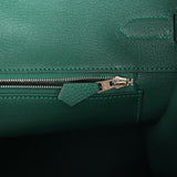 Hermes Birkin 35 Vert Moyen Togo Palladium Hardware