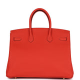 Hermes Birkin 35 Capucine Togo Gold Hardware