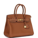 Hermes Birkin 30 Gold Togo Gold Hardware