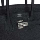 Hermes Birkin 25 Black Togo Palladium Hardware