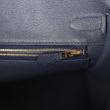 Hermes Birkin 30 Bleu Nuit Togo Gold Hardware