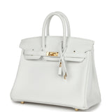 Hermes Birkin 25 New White Swift Gold Hardware