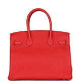 Hermes Birkin 30 Rouge de Coeur Togo Palladium Hardware