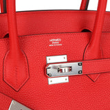 Hermes Birkin 30 Rouge de Coeur Togo Palladium Hardware