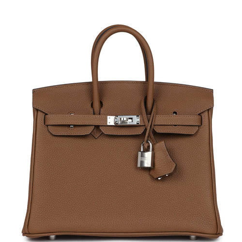 on hold for SV Hermes Birkin 25 Alezan Togo Palladium Hardware