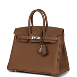 Hermes Birkin 25 Alezan Togo Palladium Hardware