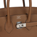 Hermes Birkin 25 Alezan Togo Palladium Hardware