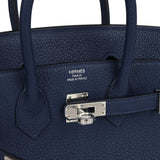 Hermes Birkin 25 Bleu Saphir Togo Palladium Hardware