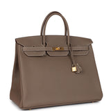 Hermes Birkin 40 Etoupe Togo Gold Hardware