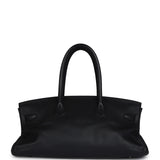 Vintage Hermes Shoulder Birkin 42 JPG Black Clemence Palladium Hardware