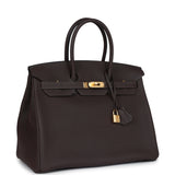 Hermes Birkin 35 Ecorce Togo Gold Hardware